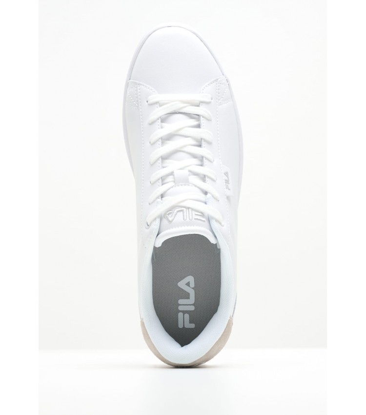 Ανδρικά Παπούτσια Casual Bari Άσπρο ECOleather Fila