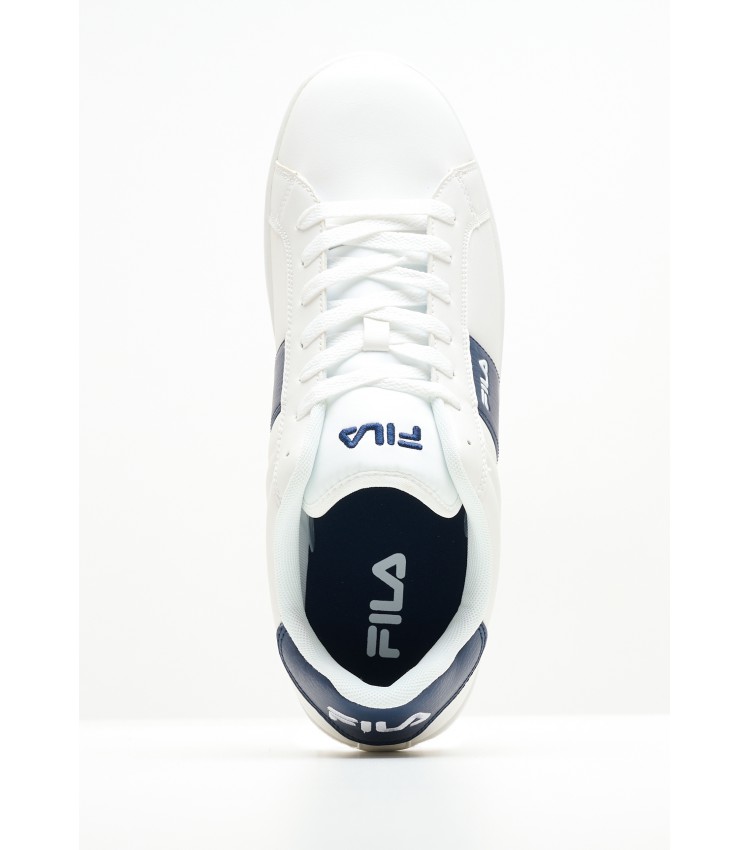 Men Casual Shoes Crosscourt.Line White ECOleather Fila
