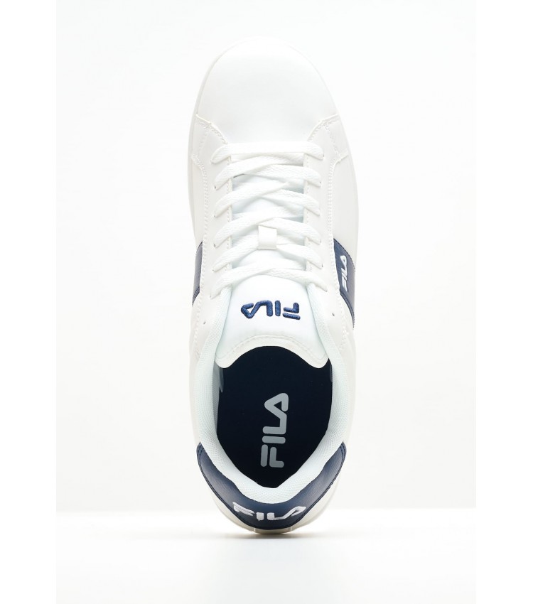 Ανδρικά Παπούτσια Casual Crosscourt.Line Άσπρο ECOleather Fila