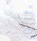 Women Casual Shoes Electrove White Leather Fila