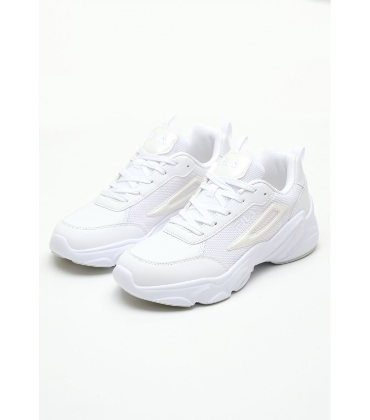 Women Casual Shoes Felice White ECOleather Fila