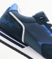 Men Casual Shoes 241050 Blue Buckskin Harmont & Blaine