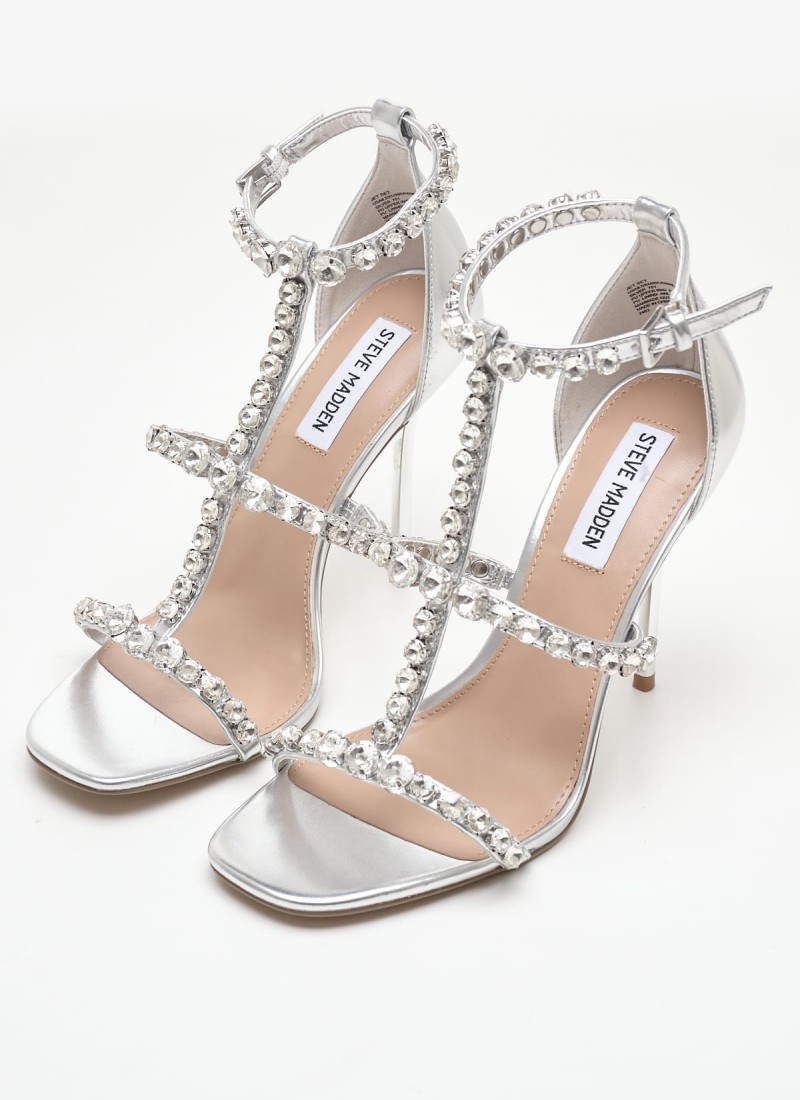 Women Sandals Jet.Set Silver ECOleather mortoglou.gr eshop