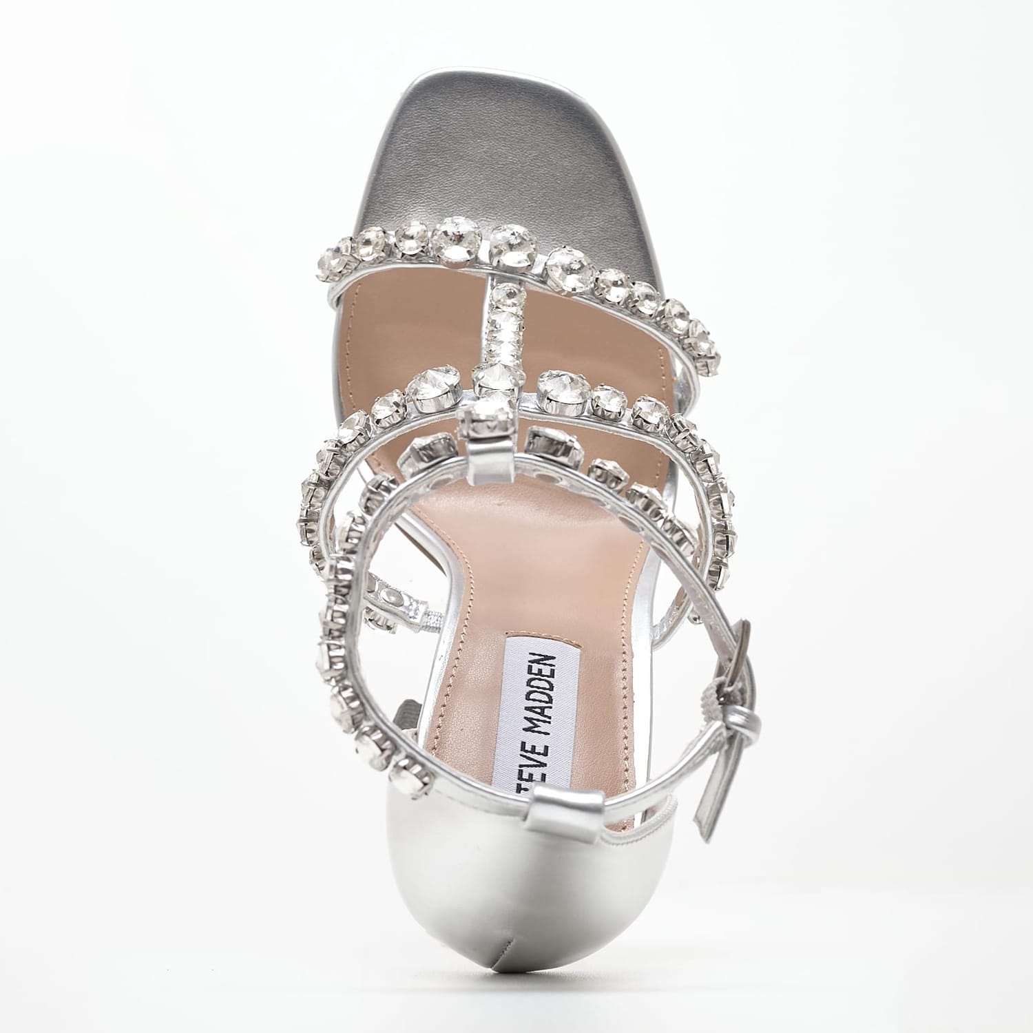 Γυναικεία Πέδιλα Jet.Set Ασημί ECOleather Steve Madden Γυναικεία Πέδιλα Jet.Set Ασημί ECOleather Steve Madden