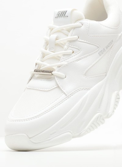 Γυναικεία Παπούτσια Casual Ess.Basket Άσπρο Δέρμα Tommy Hilfiger