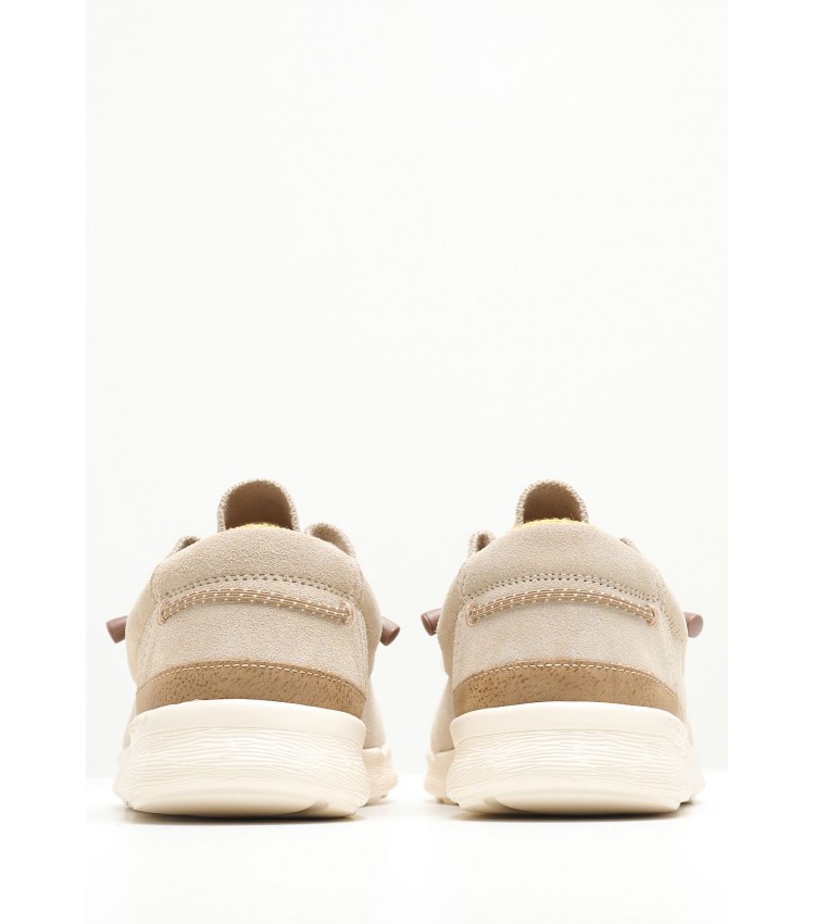 Men Moccasins Alcyon.Dessert Taupe Buckskin Replay