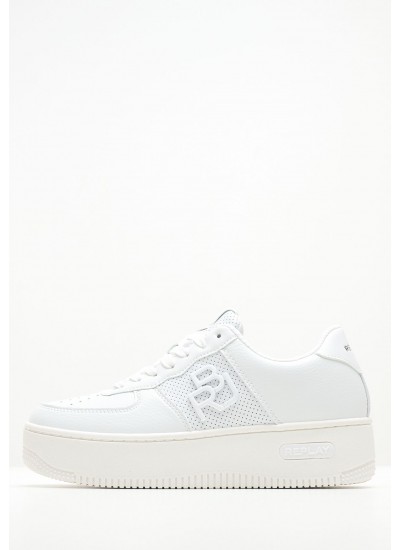 Women Casual Shoes Epic.High White ECOleather Replay