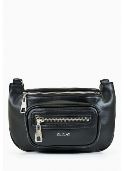 Γυναικείες Τσάντες FW3559 Μαύρο ECOleather Replay