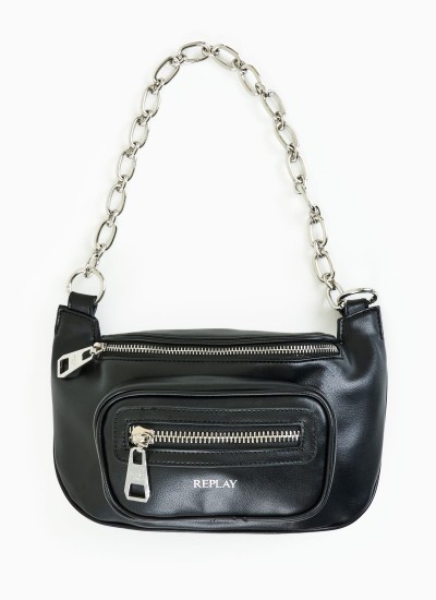 Γυναικείες Τσάντες FW3559 Μαύρο ECOleather Replay