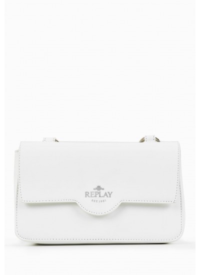 Women Bags FW3596 White ECOleather Replay