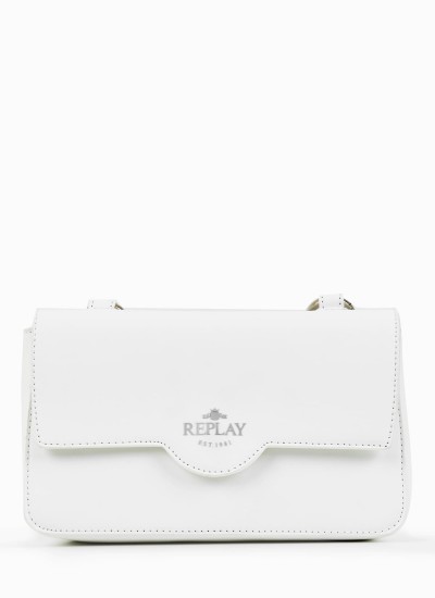 Γυναικείες Τσάντες FW3596 Άσπρο ECOleather Replay