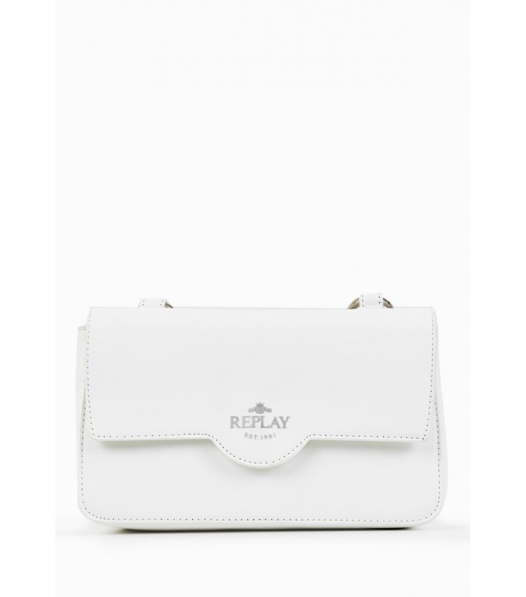 Women Bags FW3596 White ECOleather Replay