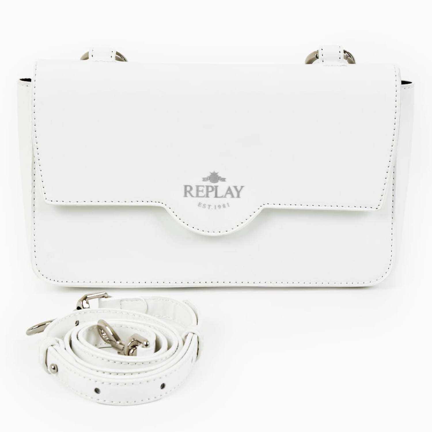 Γυναικείες Τσάντες FW3596 Άσπρο ECOleather Replay Γυναικείες Τσάντες FW3596 Άσπρο ECOleather Replay