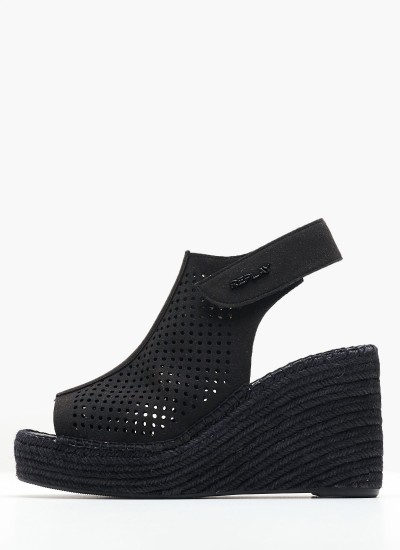 Men Flip Flops & Sandals Ulisse.Tape Black Eco-Leather Replay