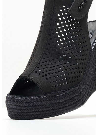 Women Platforms High June.09 Black ECOleather Liu Jo