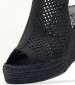 Women Platforms High Jess.Perf Black Fabric Replay