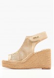 Women Platforms High Jess.Perf Gold Fabric Replay