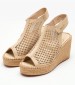 Women Platforms High Jess.Perf Gold Fabric Replay