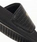 Women Flip Flops & Sandals Lotty.Cocco Black ECOleather Replay