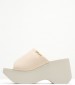 Women Mules Malva.Block Beige ECOleather Replay