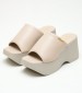 Women Mules Malva.Block Beige ECOleather Replay