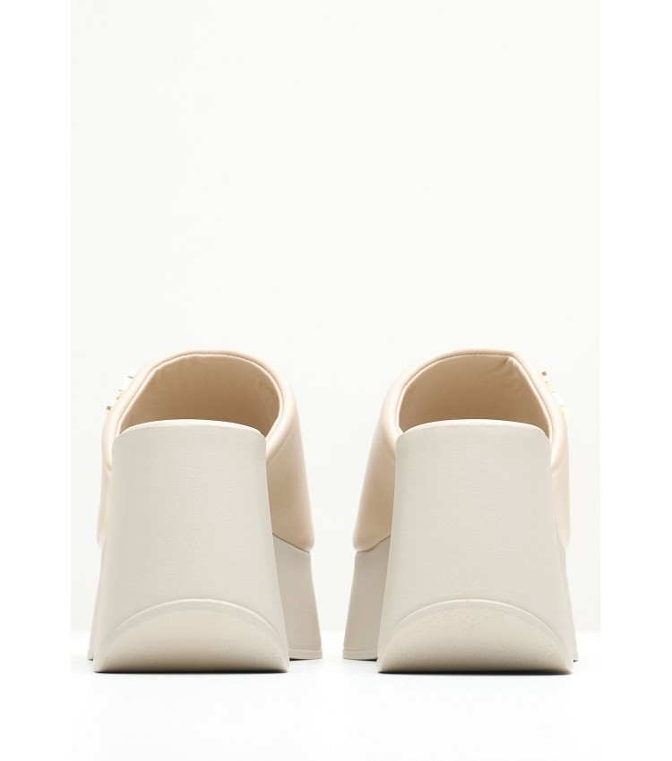 Women Mules Malva.Block Beige ECOleather Replay