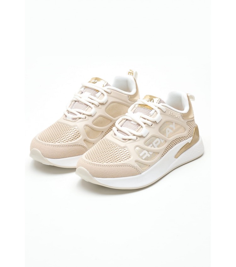 Kids Casual Shoes Maze.Jr8 Gold ECOleather Replay