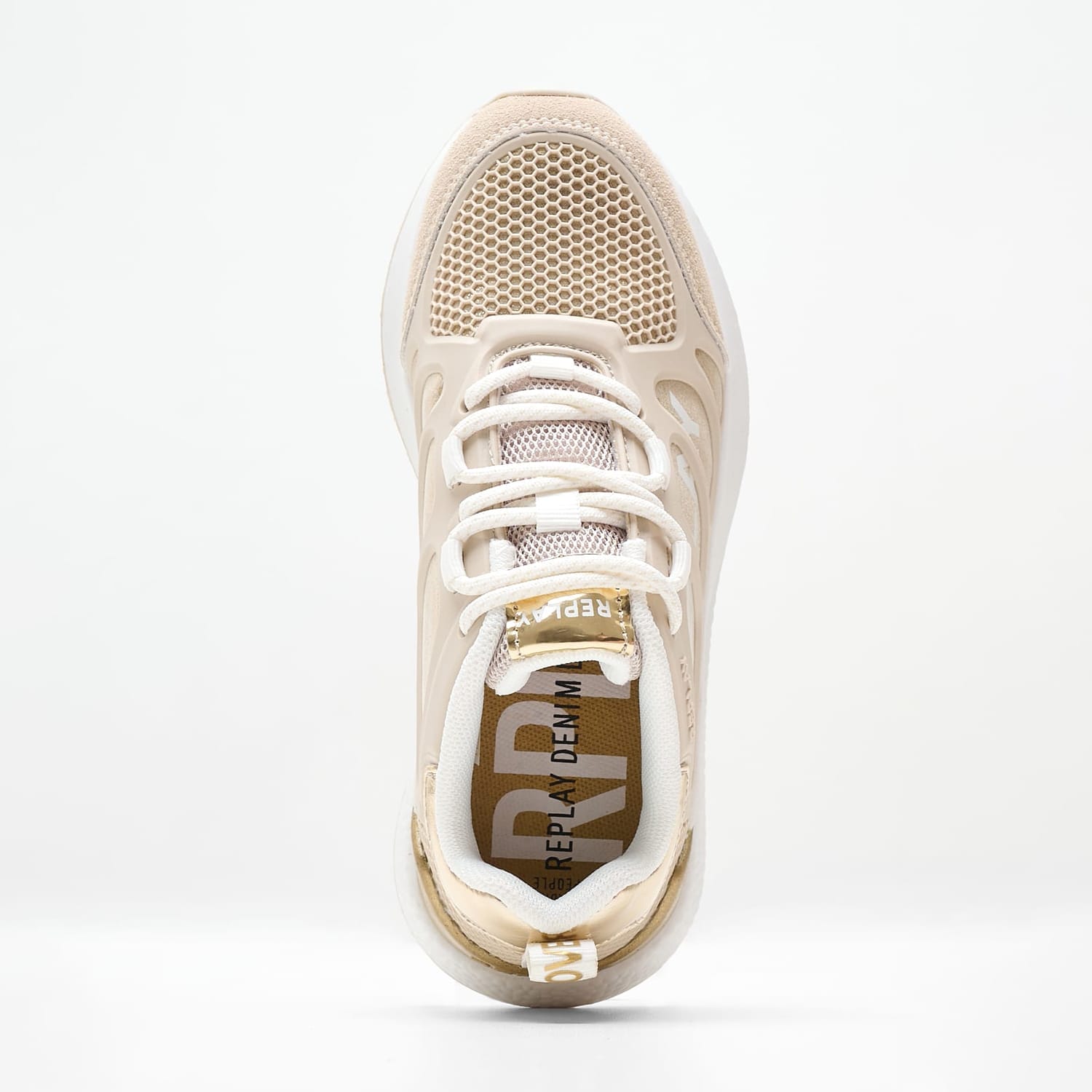 Παιδικά Παπούτσια Casual Maze.Jr8 Χρυσό ECOleather Replay Παιδικά Παπούτσια Casual Maze.Jr8 Χρυσό ECOleather Replay