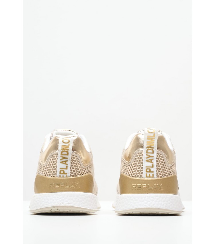 Kids Casual Shoes Maze.Jr8 Gold ECOleather Replay