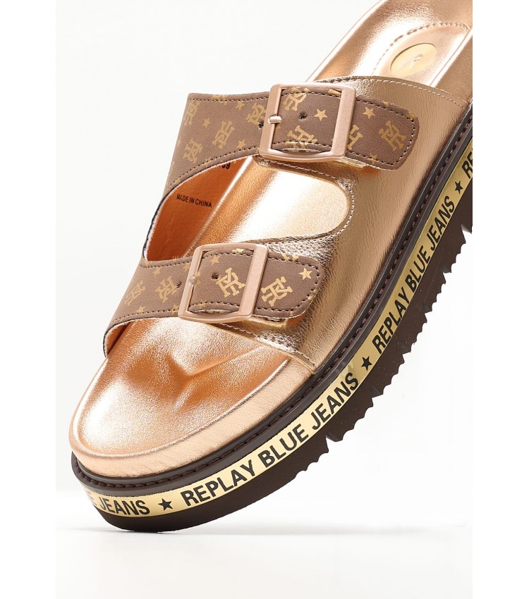 Women Flats Muddy.Ry Brown ECOleather Replay