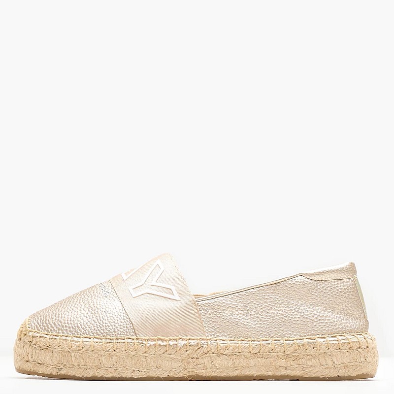 Women Espadrilles Nash.Rep2 Gold ECOleather Replay