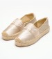 Women Espadrilles Nash.Rep2 Gold ECOleather Replay