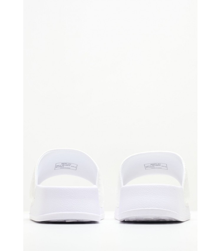 Women Flip Flops & Sandals New.Lotty White ECOleather Replay