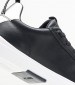 Ανδρικά Παπούτσια Casual Polys1981 Μαύρο Δέρμα Replay