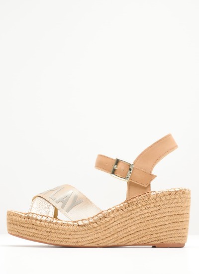 Γυναικείες Εσπαντρίγιες Flat.Espadrille Σκούρο Μπλε Πάνινο Tommy Hilfiger