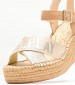 Women Platforms Low Susan.Cross Gold ECOleather Replay