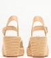 Women Platforms Low Susan.Cross Gold ECOleather Replay