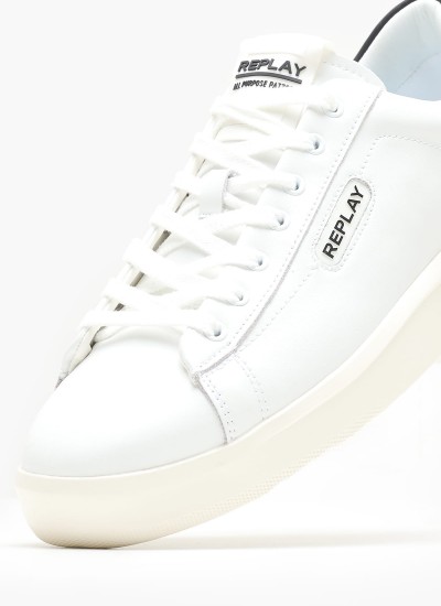 Men Casual Shoes Vibo.Carry White Leather Guess