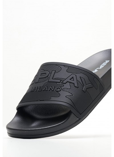 Men Flip Flops & Sandals P.Slide White Rubber Ralph Lauren