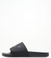 Men Flip Flops & Sandals Up.Printed Black ECOleather Replay