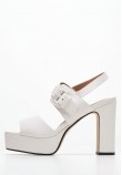 Women Sandals 116001393 White Leather Mortoglou