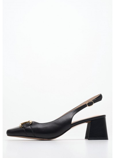 Women Pumps & Peeptoes Low 116001411 Black Leather Mortoglou