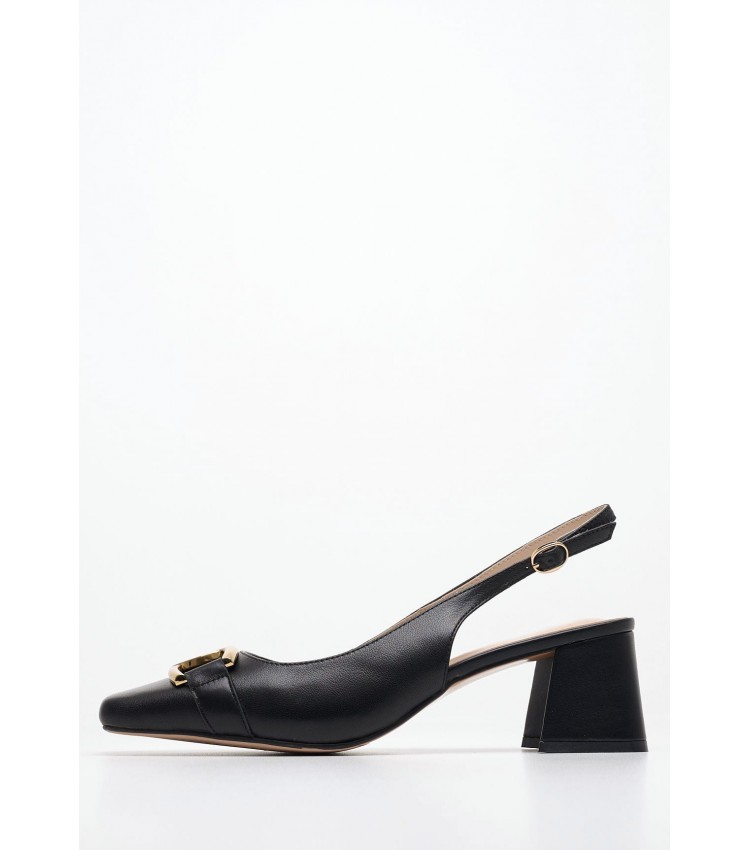 Women Pumps & Peeptoes Low 116001411 Black Leather Mortoglou