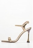 Women Sandals 116001447 Gold Leather Mortoglou