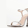 Women Sandals 116001447 Silver Leather Mortoglou Women Sandals 116001447 Silver Leather Mortoglou