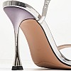 Women Sandals 116001447 Silver Leather Mortoglou Women Sandals 116001447 Silver Leather Mortoglou