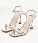 Women Sandals 116001447 Silver Leather Mortoglou