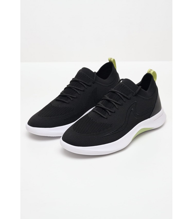 Men Casual Shoes 24418005 Black Fabric Paul & Shark