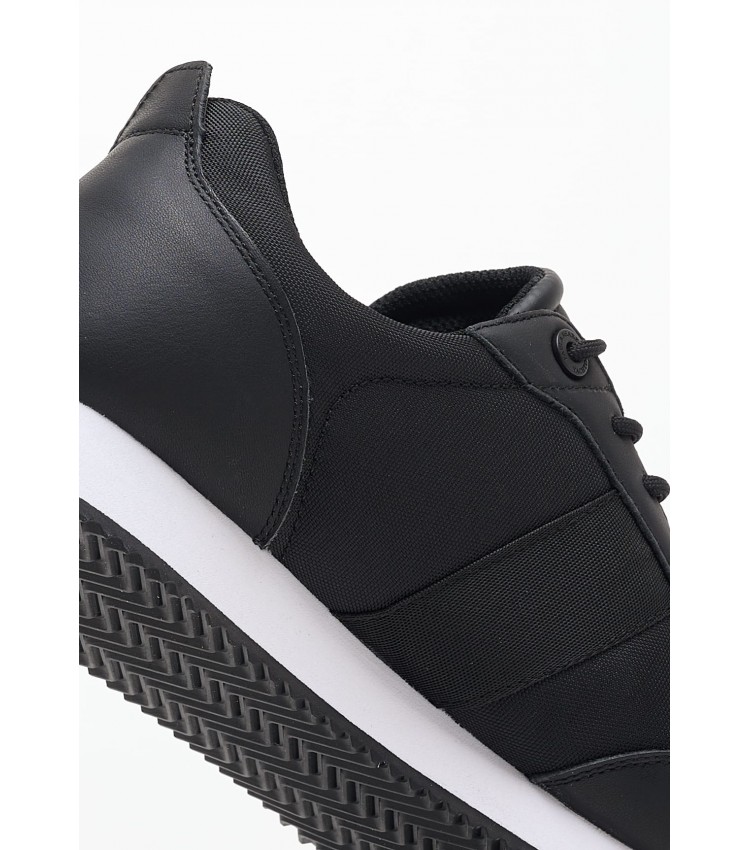 Men Casual Shoes 24418007 Black Fabric Paul & Shark