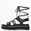 Women Platforms Low Nartilla Black Leather Dr. Martens Women Platforms Low Nartilla Black Leather Dr. Martens